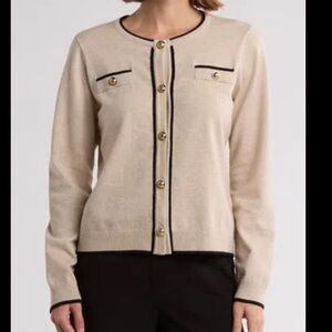 By Design Chest pocket cardigan